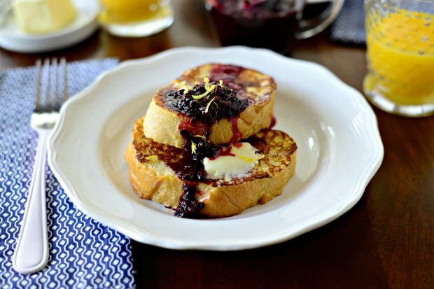 Buttermilk French Toast with a Quick Blackberry Maple Compote www.SimplyScratch.com (6)