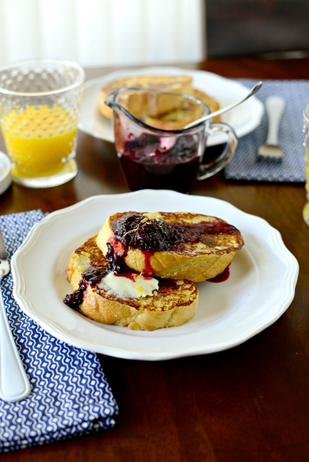 Buttermilk French Toast with a Quick Blackberry Maple Compote www.SimplyScratch.com (7)