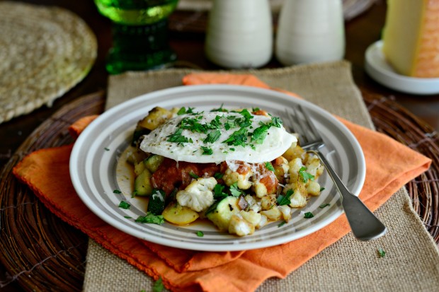 vegetable breakfast skillet l SimplyScratch.com