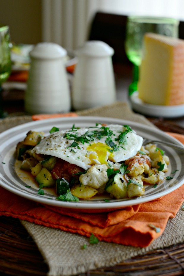 vegetable breakfast skillet l SimplyScratch.com