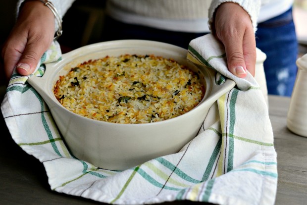 Baked Rice Pilaf Recipe l SimplyScratch.com