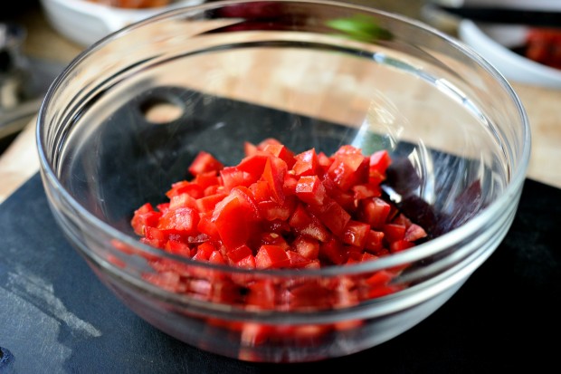 Grilled Corn Pico de Gallo l www.SimplyScratch.com diced