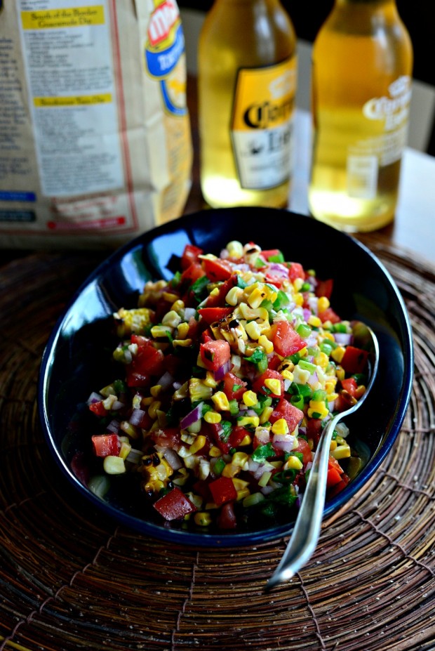 Grilled Corn Pico de Gallo ll www.SimplyScratch.com