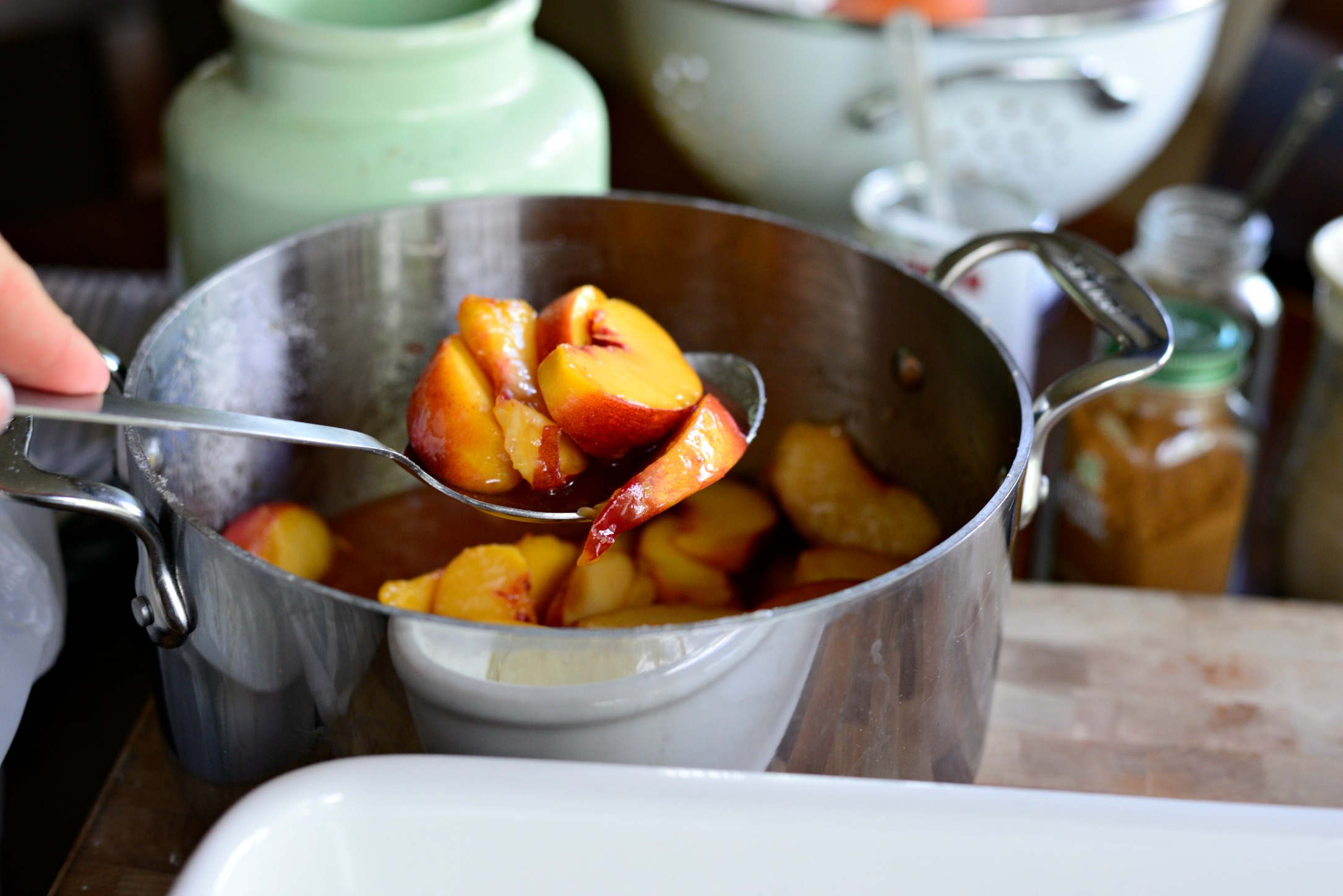 Simply Scratch Brown Butter Peach Cobbler Recipe Simply Scratch