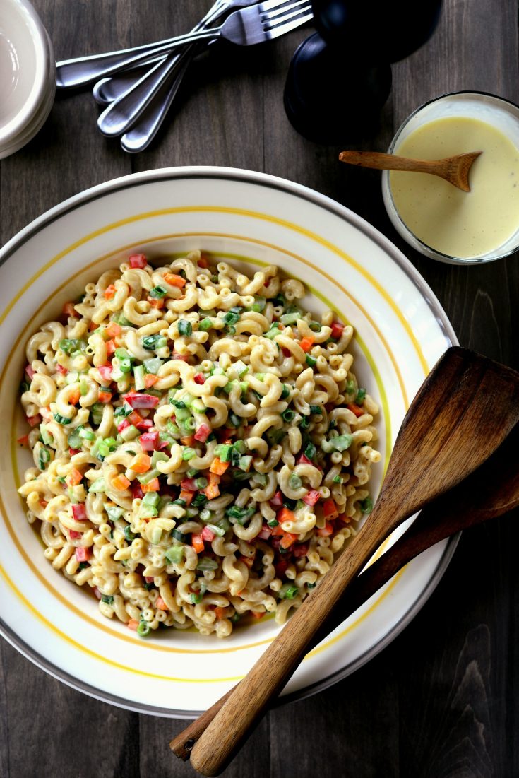 Classic Macaroni Salad + Homemade Dressing