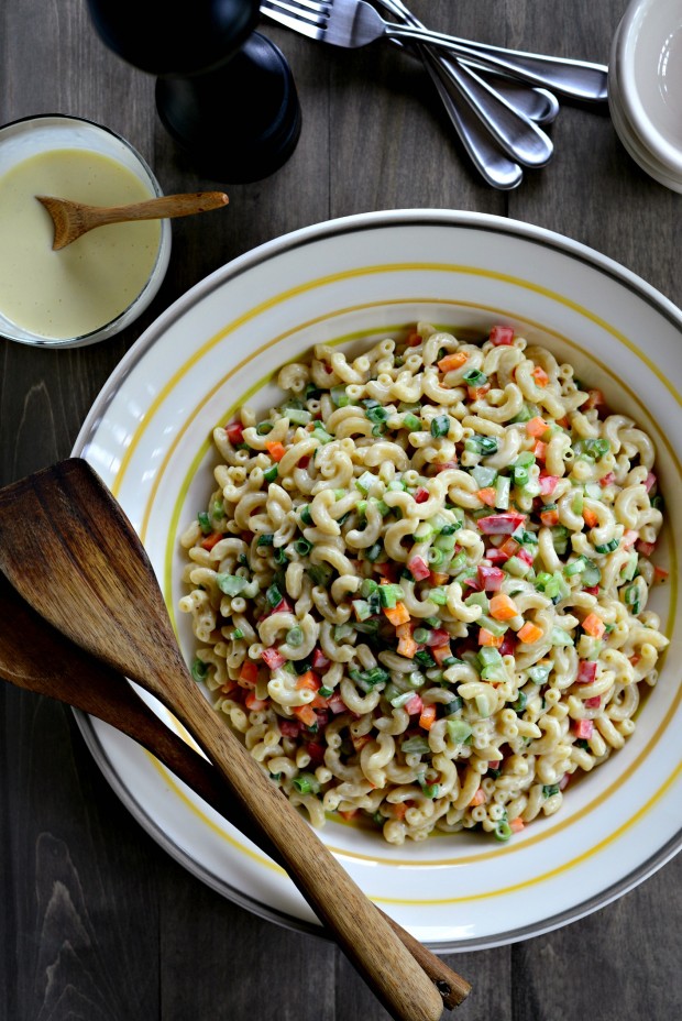 Classic Macaroni Salad + Homemade Dressing l SimplyScratch (21)