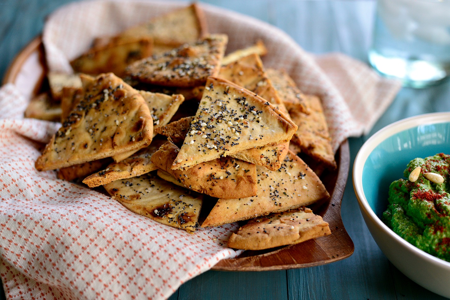 Everything Baked Pita Chips - Simply Scratch