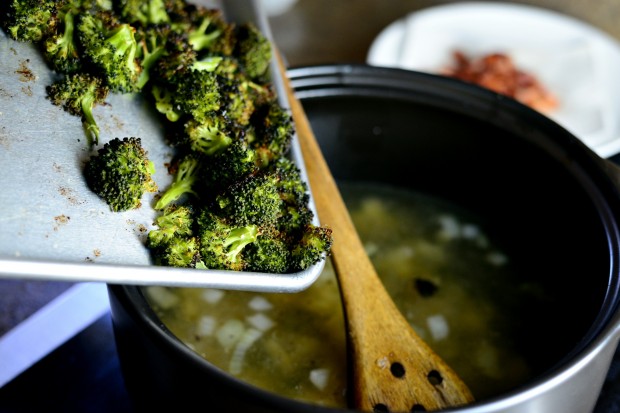 Roasted Broccoli + Cauliflower Soup l SimplyScratch.com (21)
