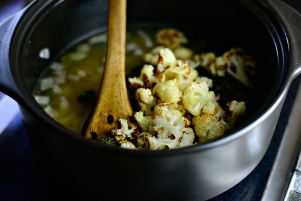 Roasted Broccoli + Cauliflower Soup l SimplyScratch.com (22)