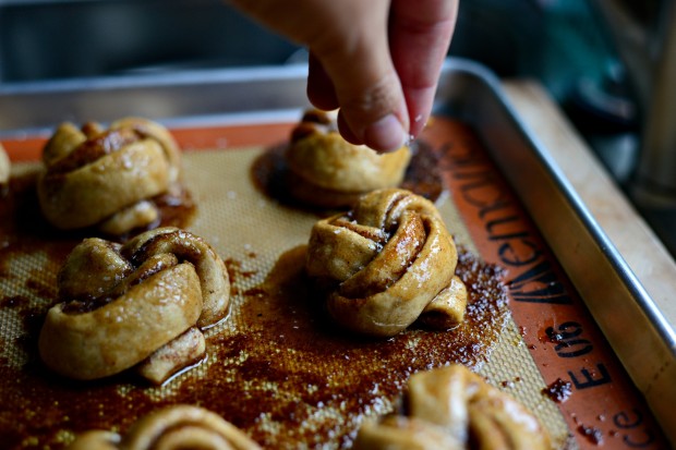 Whole Wheat Salted Pumpkin Spice Knots l SimplyScratch.com (21)