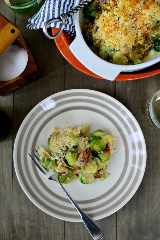 Bacon + Brussels Sprout Gratin l SimplyScratch.com (24)