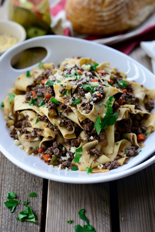 Venison Mushroom Pappardelle l SimplyScratch.com