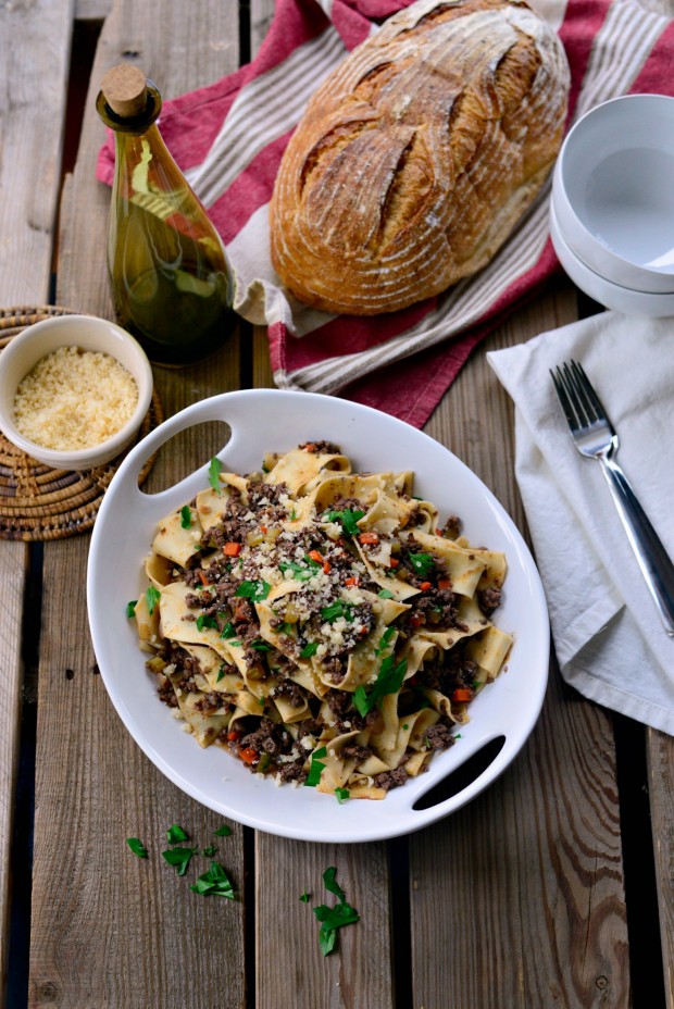 Venison Mushroom Pappardelle l SimplyScratch.com