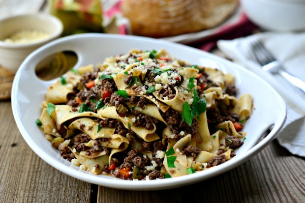 Venison Mushroom Pappardelle l SimplyScratch.com