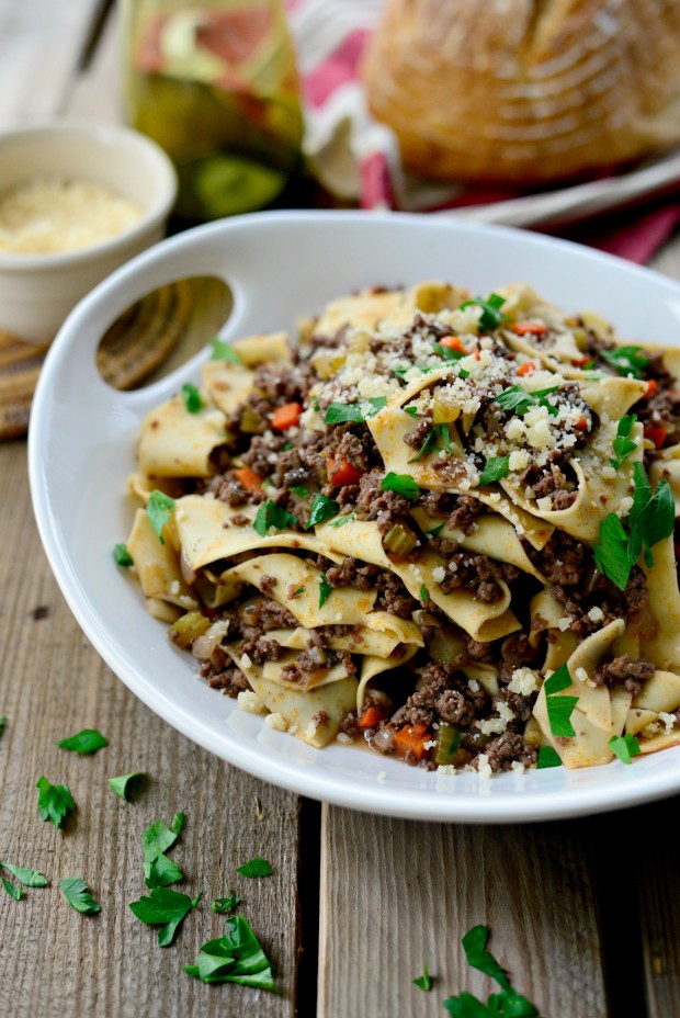 Venison Mushroom Pappardelle l SimplyScratch.com