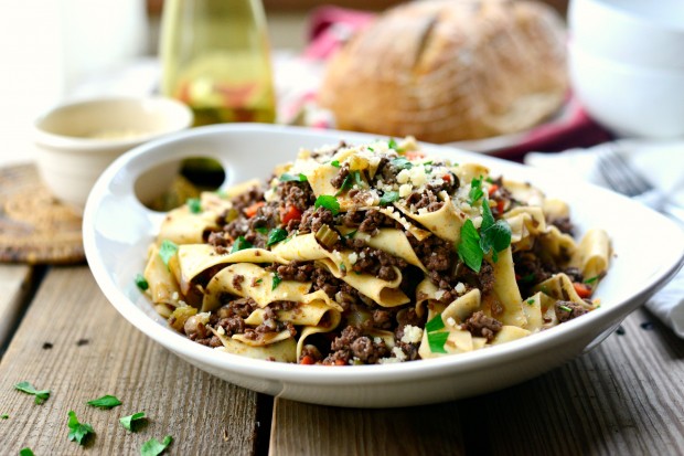 Venison Mushroom Pappardelle l SimplyScratch.com