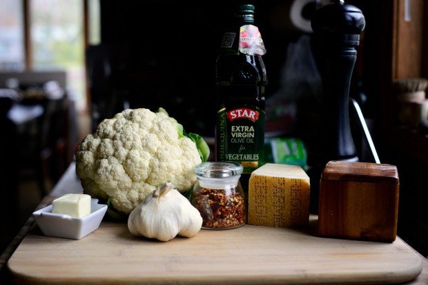 Skillet Parmesan Garlic Cauliflower l SimplyScratch.com (1)