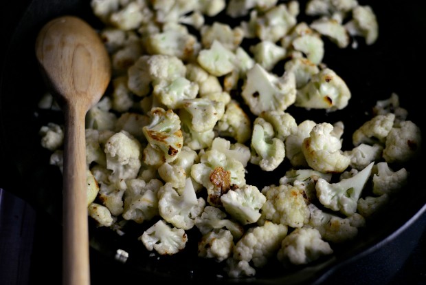 Skillet Parmesan Garlic Cauliflower l SimplyScratch.com (6)