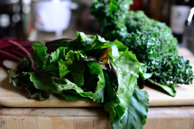 Winter Kale + Beet Greens Salad l SimplyScratch.com (1)