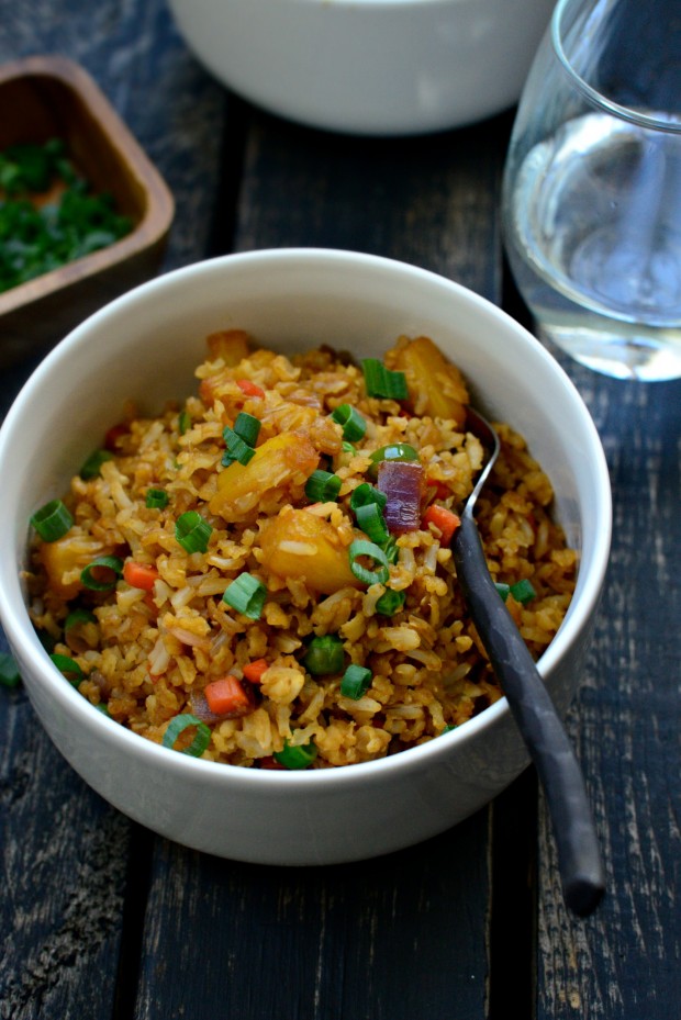 Spicy Ginger Pineapple Fried Rice l SimplyScratch.com (23)