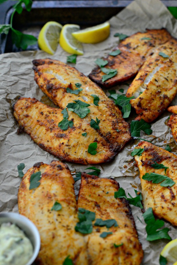 Broiled Cajun Tilapia + Lemon Terragon Tartar Sauce l SimplyScratch.com (17)