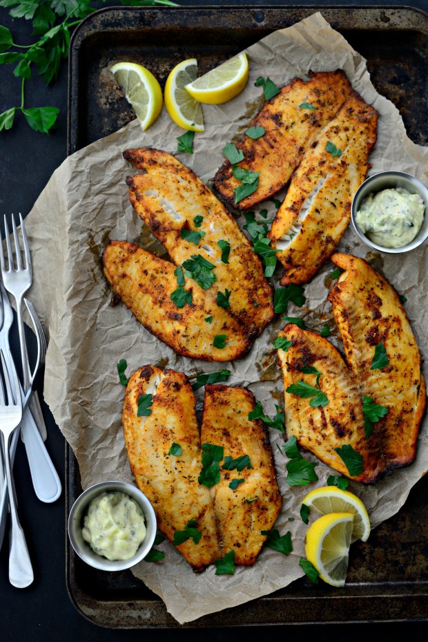 Broiled Cajun Tilapia + Lemon Terragon Tartar Sauce l SimplyScratch.com (19)