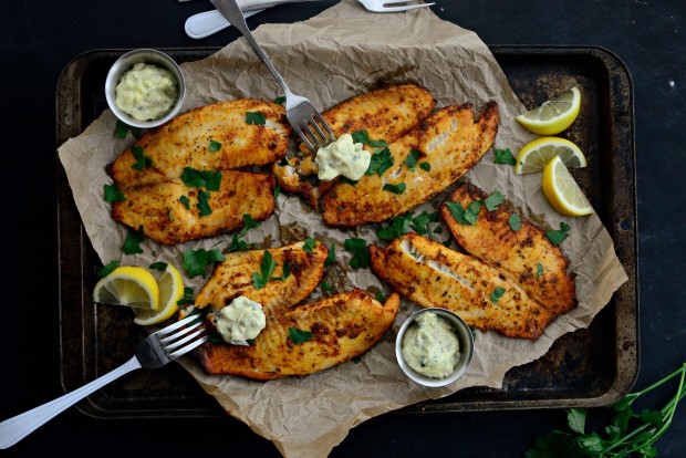 Broiled Cajun Tilapia + Lemon Terragon Tartar Sauce l SimplyScratch.com (22)