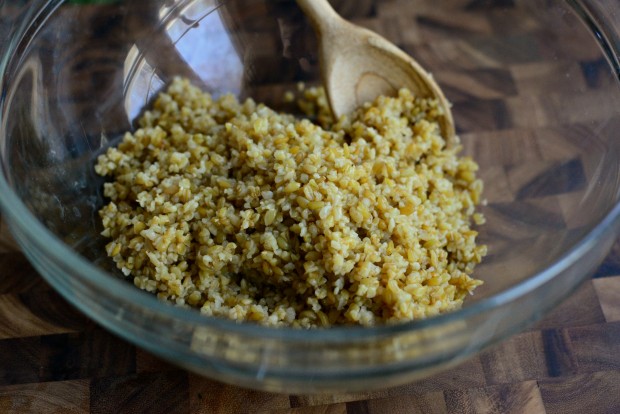 Roasted Vegetable Freekeh Salad + Lemon Mint Vinaigrette l SimplyScratch.com (16)