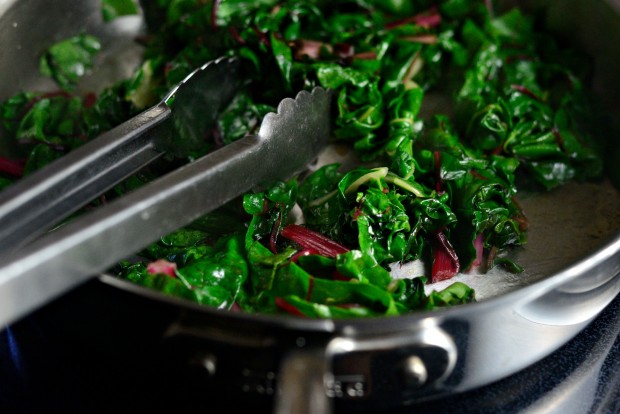 Toasted Garlic + Swiss Chard Pizza l SimplyScratch.com (16)