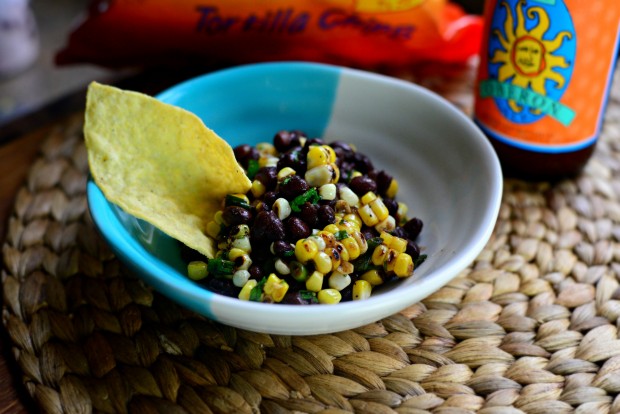 Grilled Corn Black Bean Salad l SimplyScratch.com