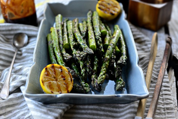 Grilled Asparagus with Balsamic Honey-Dijon Dressing l SimplyScratch.com (18)