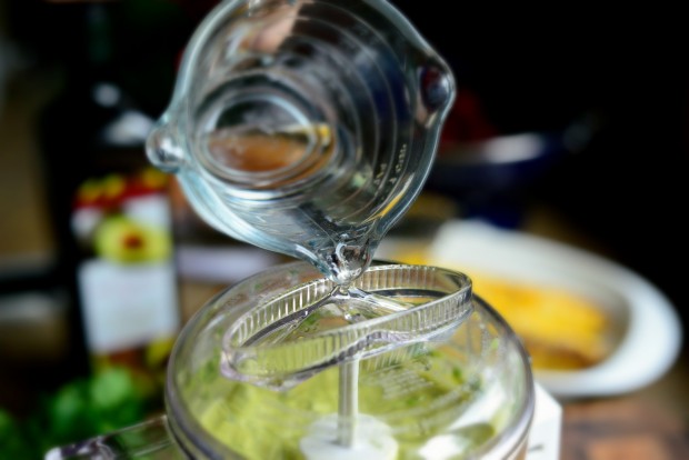 Bacon + Chicken Chopped Salad with Smoky Cilantro Avocado Dressing l SimplyScratch.com (10)