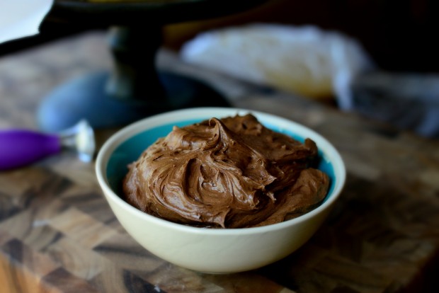 Homemade Yellow Cake + Whipped Chocolate Frosting l SimplyScratch.com (14)