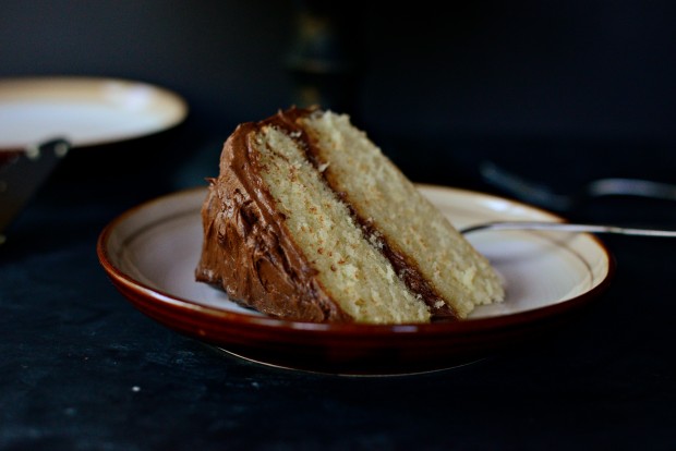 Homemade Yellow Cake + Whipped Chocolate Frosting l SimplyScratch.com (25)