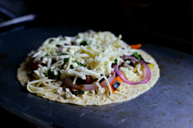 Grilled Vegetable and Pesto Quesadillas l SimplyScratch.com (15)