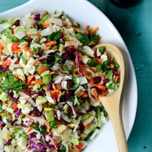 Rainbow Crunch Salad l SimplyScratch.com  (14)