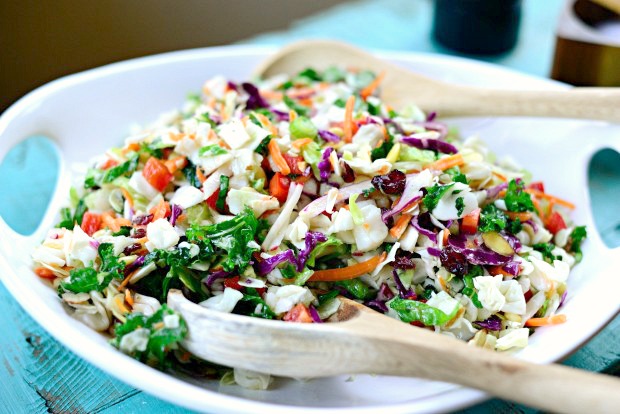 Rainbow Crunch Salad l SimplyScratch.com