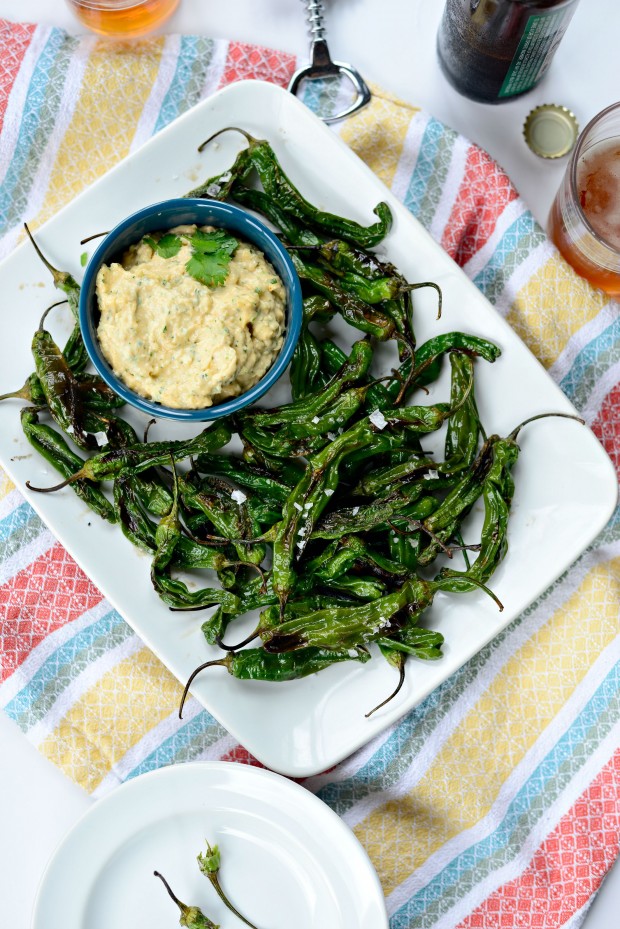 Blistered Shishito Peppers + Smoky White Cheddar Aioli l SimplyScratch.com (20)