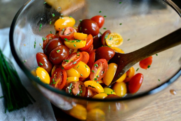 Whipped Feta + Marinated Tomato Toasts l SimplyScratch.com (7)