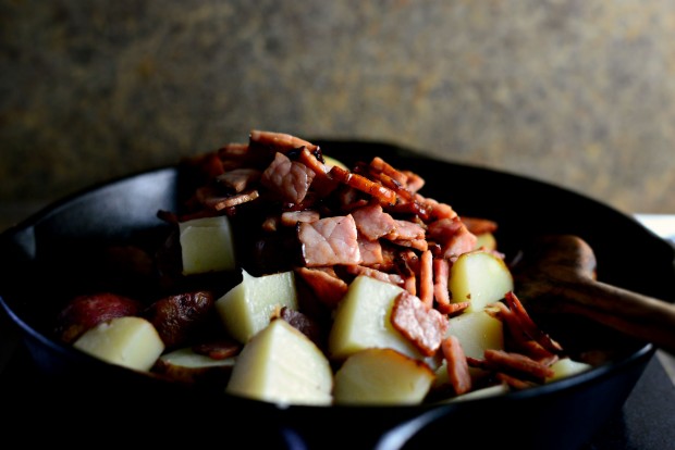 Ham + Cheddar Potato Breakfast Skillet l SimplyScratch.com (14)