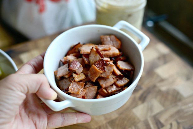 Ham + Cheddar Potato Breakfast Skillet l SimplyScratch.com (9)