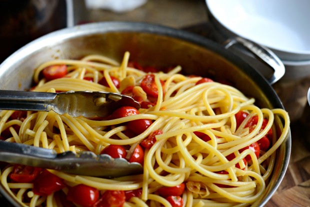 Perciatelli + a 10-minute Fresh Cherry Tomato Sauce (22)