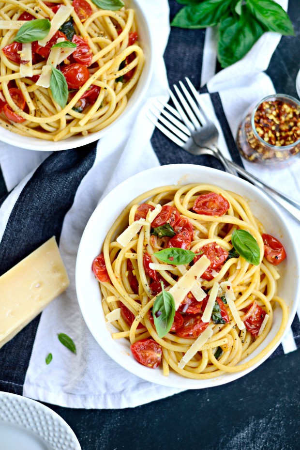 Perciatelli + a 10-minute Fresh Cherry Tomato Sauce (25)