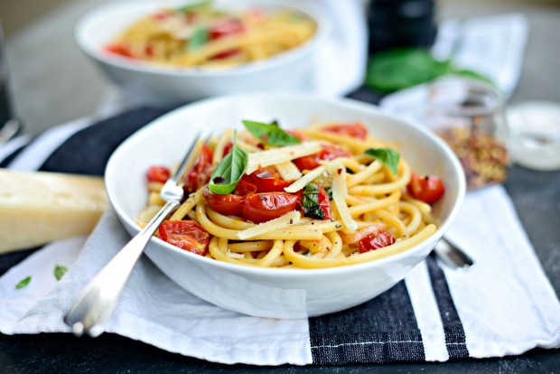 Perciatelli + a 10-minute Fresh Cherry Tomato Sauce (26)