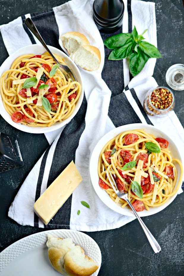 Perciatelli + a 10-minute Fresh Cherry Tomato Sauce (28)