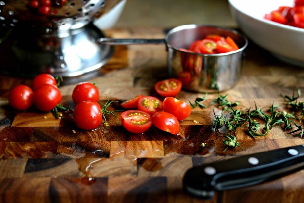 Perciatelli + a 10-minute Fresh Cherry Tomato Sauce (6)