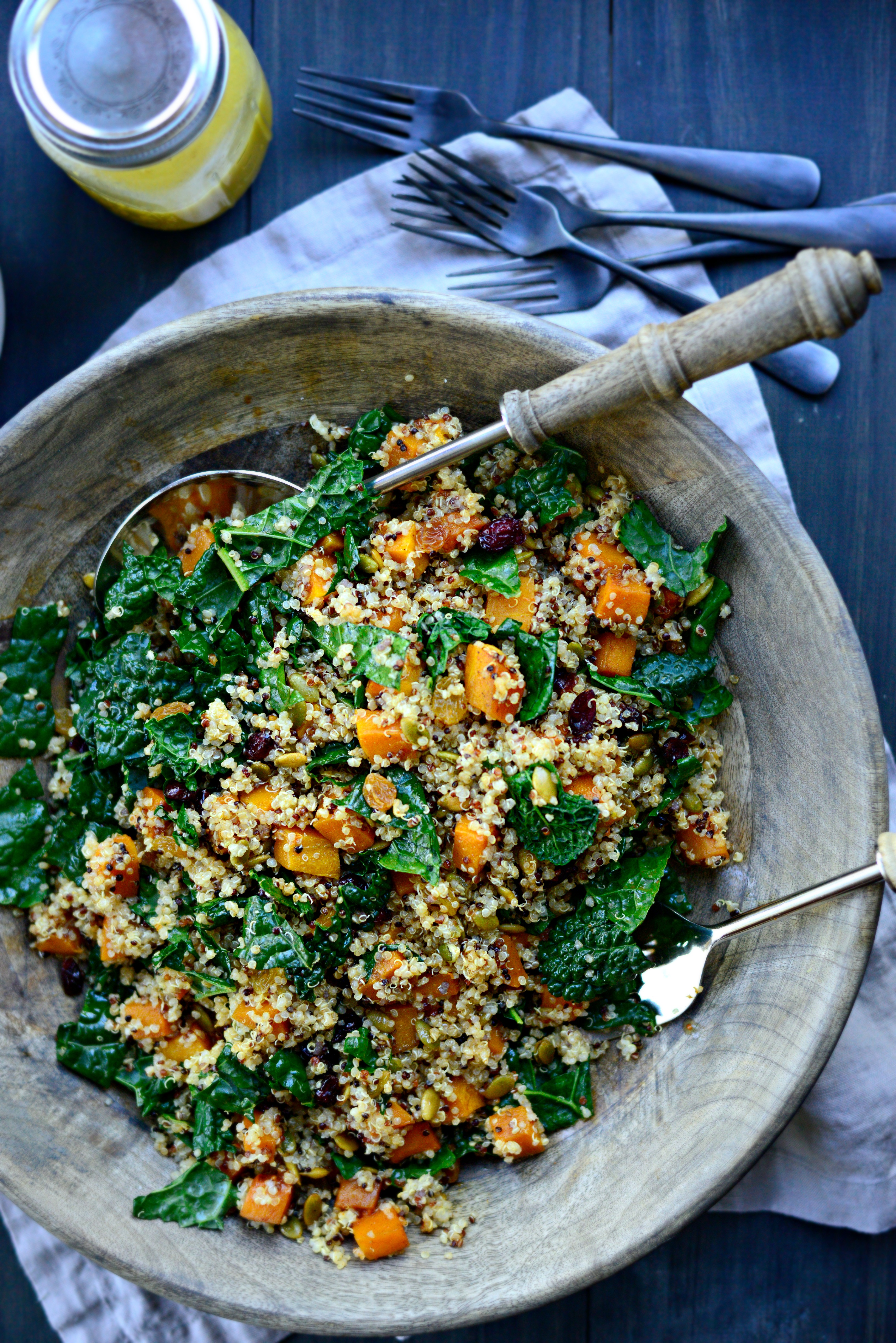 Butternut Kale Quinoa Salad Simply Scratch