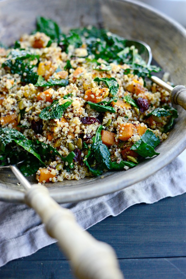 Warn Butternut, Kale + Quinoa Salad l SimplyScratch.com (19)