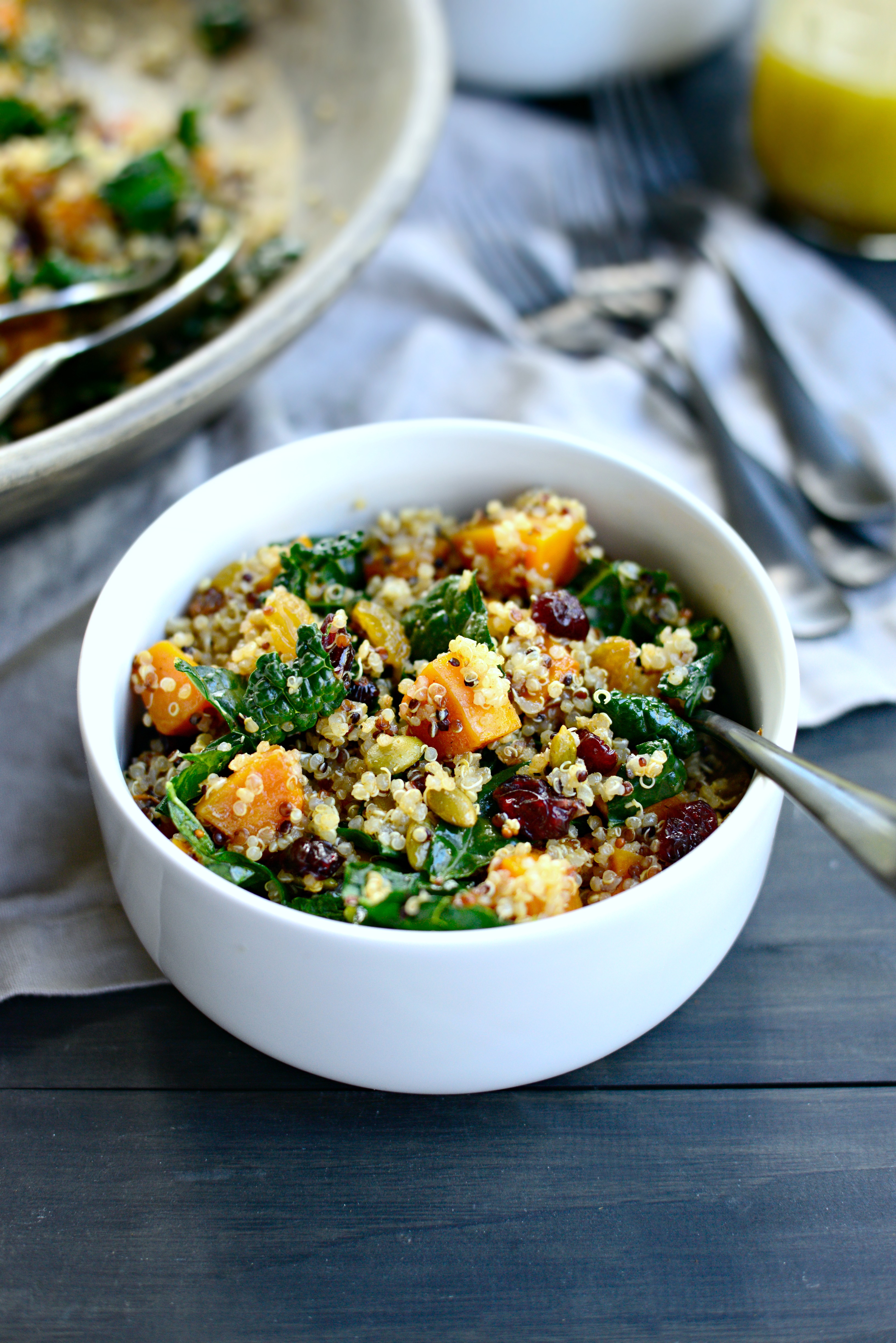 Butternut Kale Quinoa Salad Simply Scratch