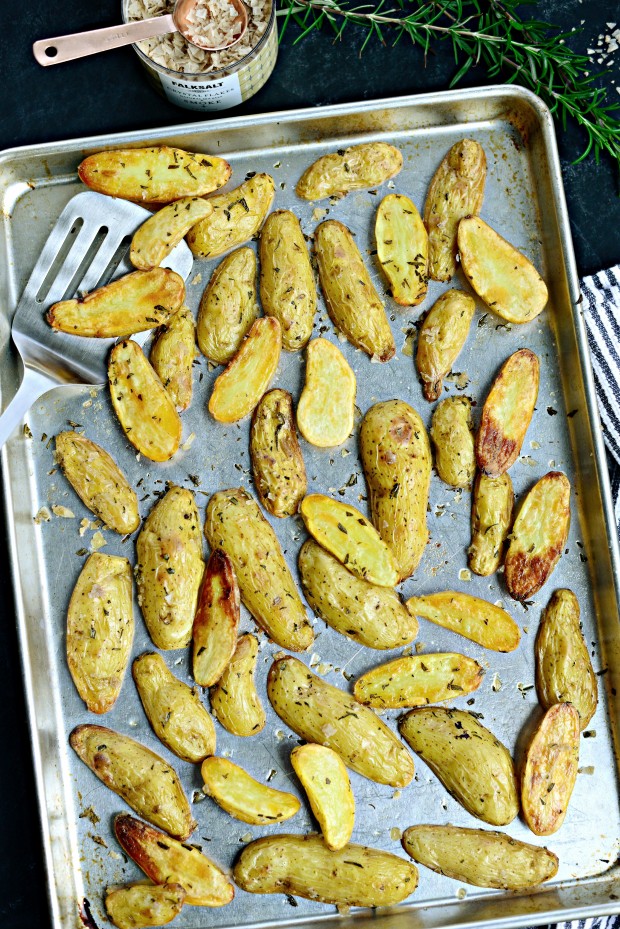 Roasted Rosemary + Smoked Salt Fingerlings l SimplyScratch.com (14)